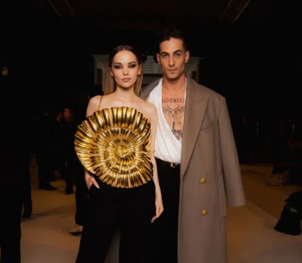 damiano david e dove cameron una magia di stile alla paris fashion week   180orecom | moda  intrattenimento  tecnologia 