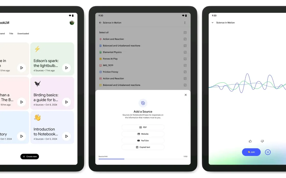 google lancia le app notebooklm per ios e android un nuovo strumento di produttività mobile 